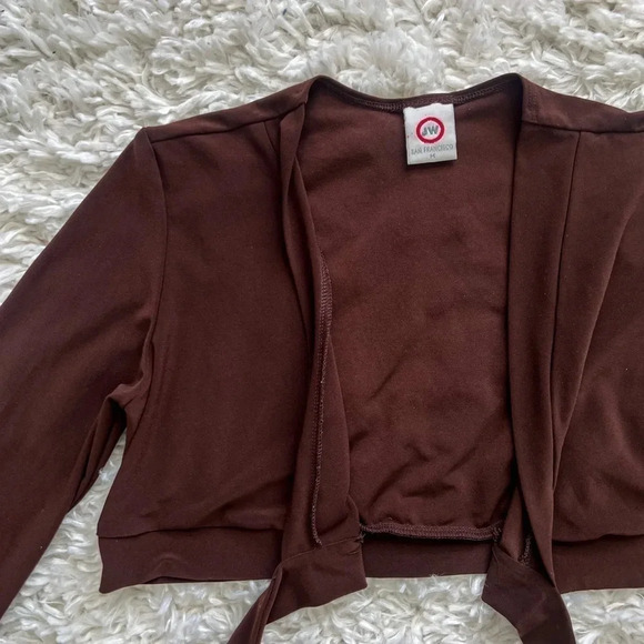 Vintage 90’s Brown Wrap Shrug - Picture 8 of 9